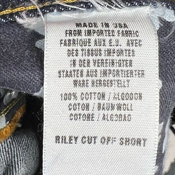 Lucky Brand | NWT Riley Cut Off Raw Hem Mid Rise Denim Shorts - Picture 4 of 5